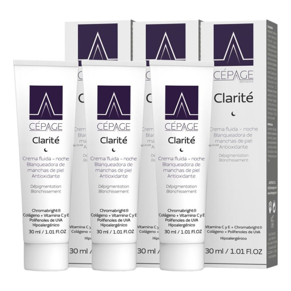 Combo X3 Cepage Clarité Crema Fluida Despigmentante 30ml