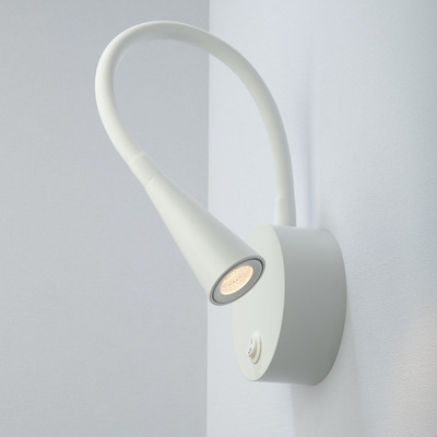 Aplique Led Moderno Cabecera Con Tecla Waller C Negro Vk