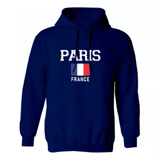 Sudadera Modelo París Francia Estampado En Vinil