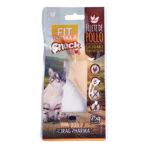 Fit Formula Snack Para Gatos Sabor Filete Pollo 25gr