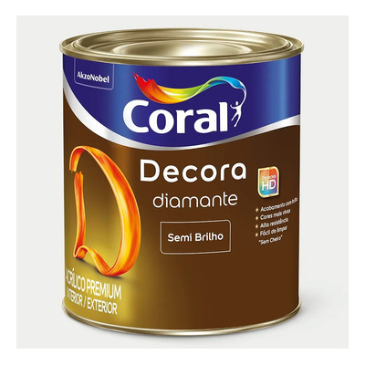 Tinta Coral Semibrilho Decora Diamante-azul Longínquo 800 Ml