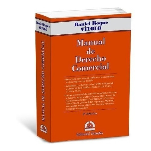 Manual De Derecho Comercial - Vitolo - Estudio - Actualizado