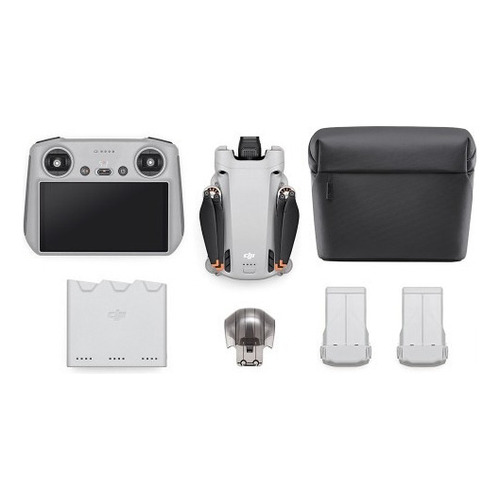 Dron Dji Mini 3 Pro Dji Rc con pantalla Fly More Professional 4K, color gris