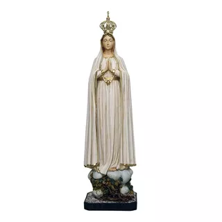 Fatima Virgen Coronada Estatua Virgen 61cm Italiana Garantia