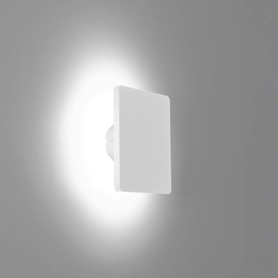 Aplique Exterior Cuadradro Mija C 16,5cm Blanco 12w Calido Blanco