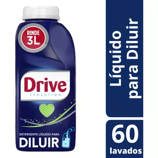 Drive Detergente Líquido Para Diluir 500ml Hasta 60 Lavados