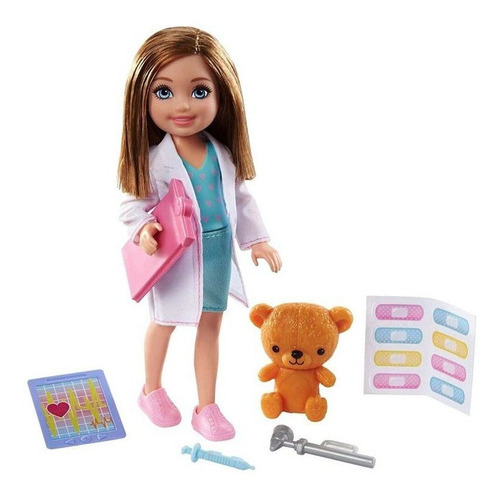 Barbie Chelsea - Doctora ! You Can Be Anything - 13 Cm 