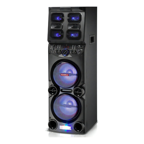 Sistema De Audio Multimedia Gld2410 Goldstar Karaoke Usb Color Negro