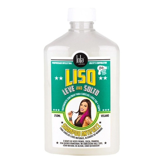 Shampoo Anti Frizz Liso Lola Cosmetics 250 Ml