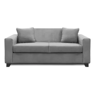 Sillon Sofa 2 Cuerpos Cubo Clasico Pana Antimancha Le Futon