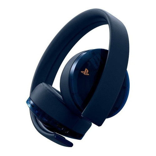 Auriculares Sony Gold Wireless Headset 500 Million Le Ps4 Vr Color Azul