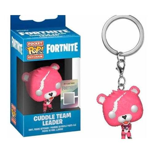 Funko Pop Llavero Cuddle Team Leader Fortnite