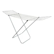 Tender De Ropa Con Alas Exahome Plegable Mas Grande Color Blanco