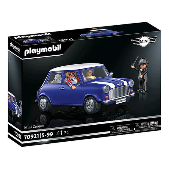  Auto Mini Cooper Playmobil 41pcs Juguetes Niño 70921 Febo  
