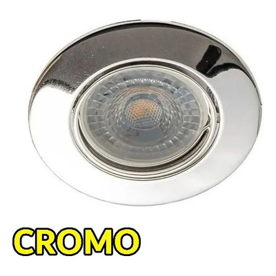 Spot Acero Ideal Baños Fundición Inoxidable Cromo 7w Rd