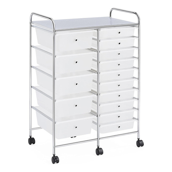 Carrito Organizador De Cocina Baño Multiusos Con 15 Niveles