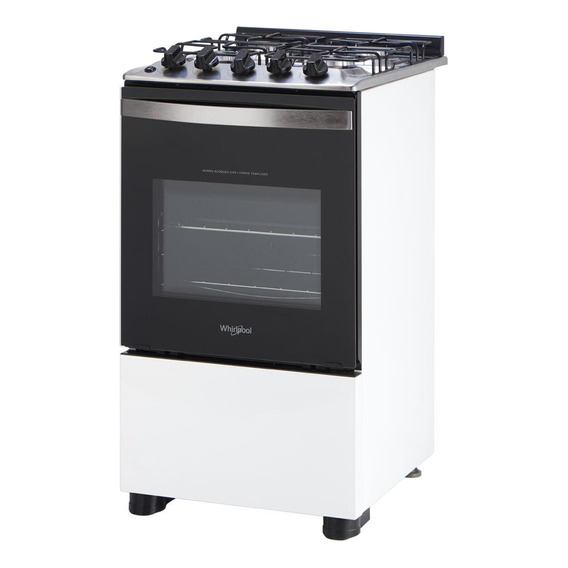 Cocina A Gas Whirlpool  Blanca 49 Cm