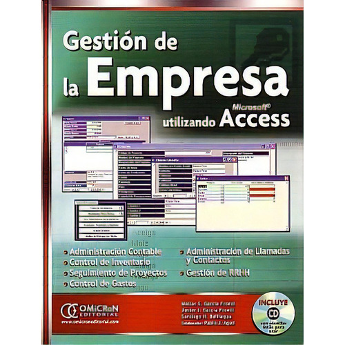 Gestion De La Empresa Utilizando Microsoft Acc, De Matias S. Garcia Fronti. Editorial Omicron System En Español