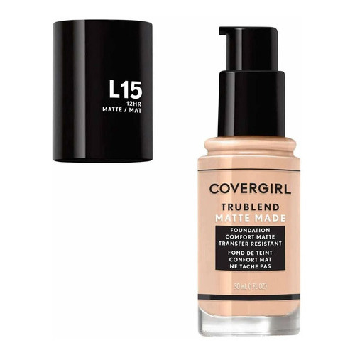 Base de maquillaje CoverGirl TruBlend tono l15 porcelain - 30mL 1oz