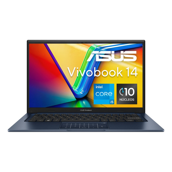 Laptop Asus Vivobook 14 X1404 Intel Ci5 16gb 512gb Ssd Color Azul