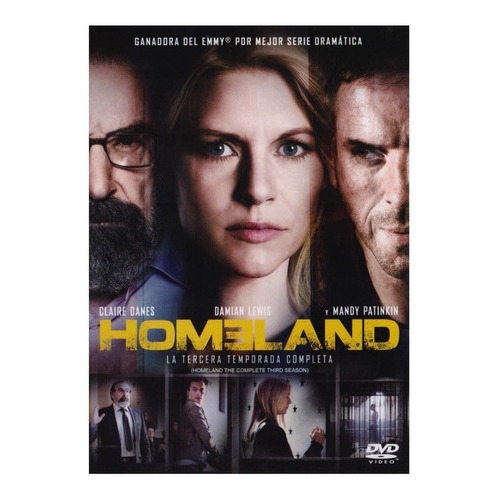 Homeland Tercera Temporada 3 Tres Dvd