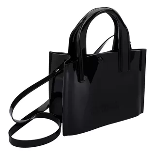 Bolsa Melissa Urban Bag Tote Rosa Moda Feminina 34439 Cor Preto