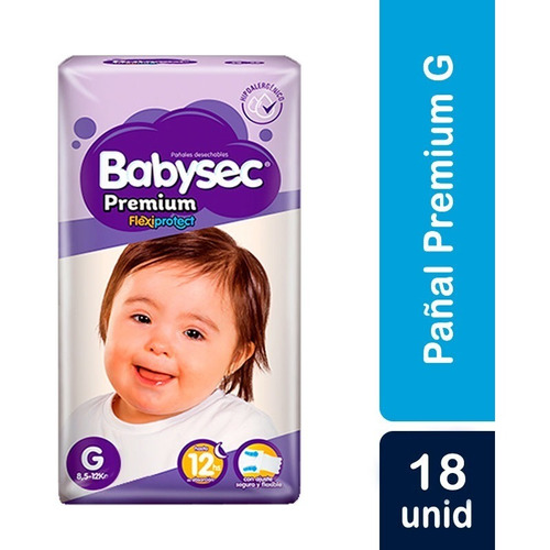 Pañales de bebé Babysec Premium Flexiprotect