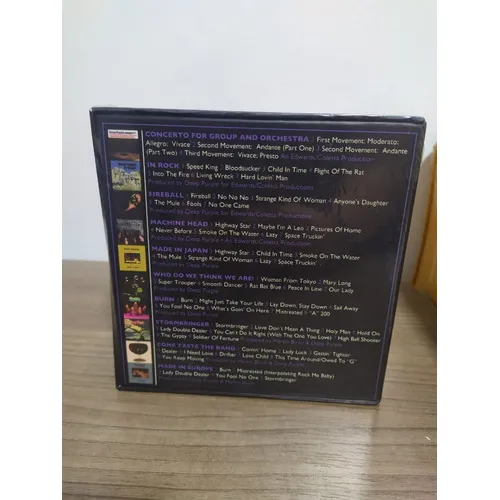 Cd Box Deep Purple The Complete Álbuns 1970-1976 | Frete grátis