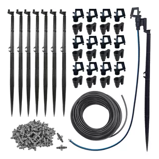 Kit Irrigação Microaspersor Bailarina Estaca 60cm - 100 Und