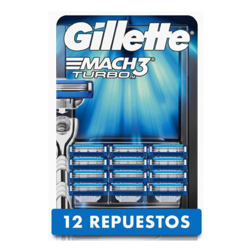 Repuestos Gillette Mach3 Turbo - Unidad