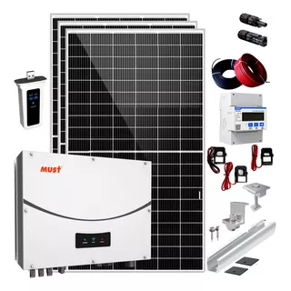 Kit Solar On Grid  Generacion Por Dia 75600watts 15kw 