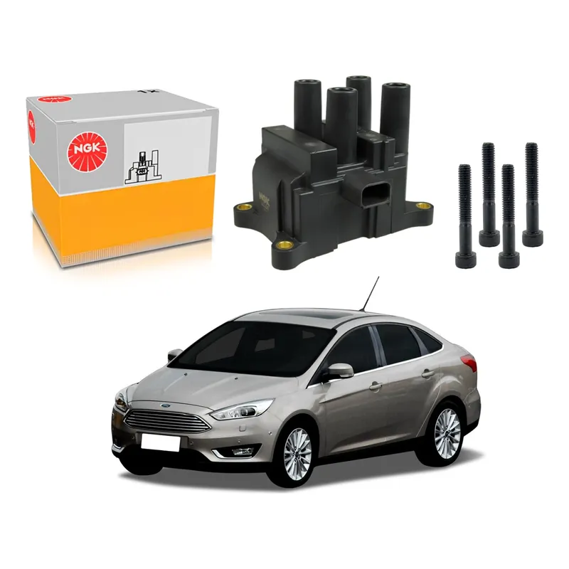 Bobina Ignição Ngk Focus Sedan 1.6 Sigma 2016 A 2019