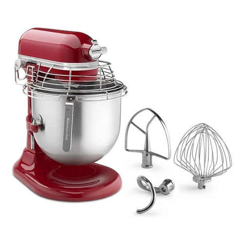 Batidora de pedestal KitchenAid Commercial KSMC895 empire red 60 Hz 120 V