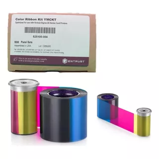 Color Ribbon Kit Ymckt - 500 Imagens Ref: 525100-004