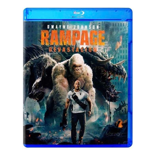 Rampage Devastacion Dwayne Johnson The Rock Pelicula Blu-ray