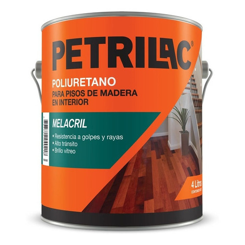 Melacril Poliuretano 1 Lt  Pisos Brillante Petrilac