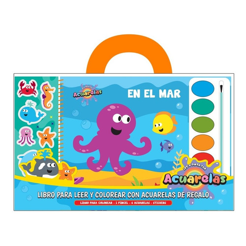 En El Mar - Libro Con Acuarelas - Pepita Books