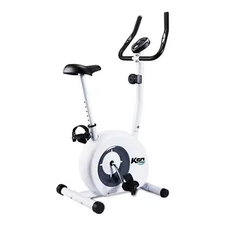 Bicicleta Fija K50fitness Fit23 Tradicional Color Blanco Y Negro