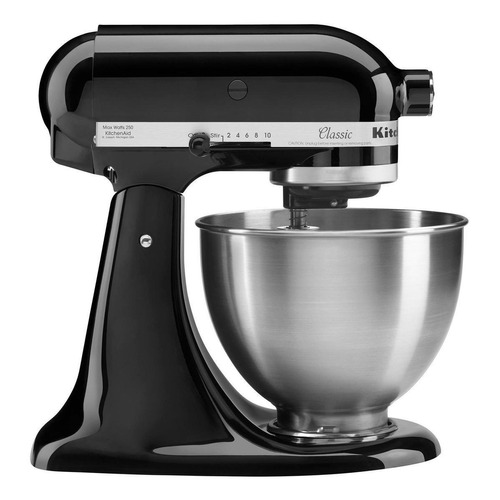 Batidora de pedestal KitchenAid Classic K45SS onyx black 60 Hz 120 V