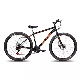 Mountain Bike Gts Feel Iron Aro 29 17 21v Freios De Disco Mecânico Cor Preto/laranja