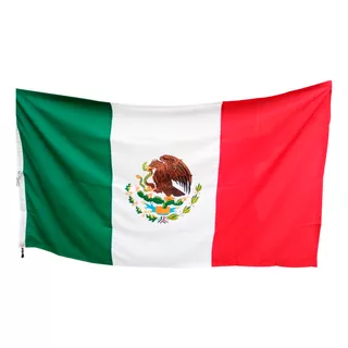 Bandera México Exteriores 60 X 90 Cm Impresión