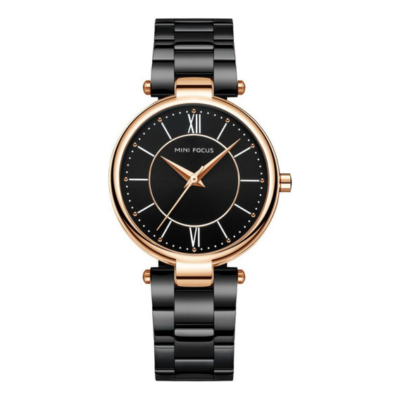 Reloj Para Mujer Mini Focus Mf0189l Mf8301 Negro