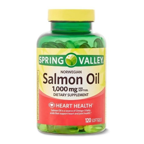 Omega 3 De Salmón 120 Cps + Epa Dha Aceite Salmon Oil 1000mg Sabor Neutro