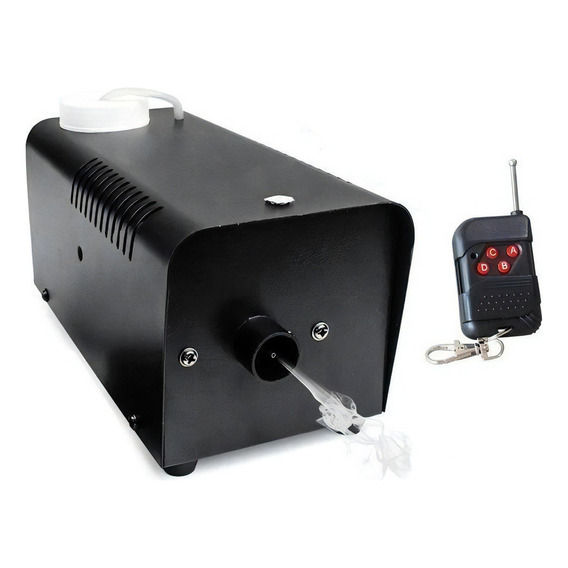 Maquina De Humo 600 Watts Control Remoto Color Negro