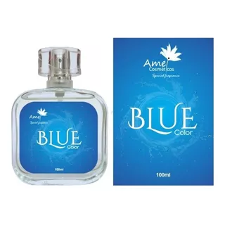 Perfume Masculino Blue Color Amei Cosméticos 100ml 