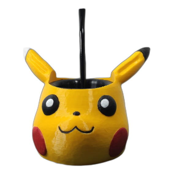 Mate Pikachu Pokémon Impreso En 3d
