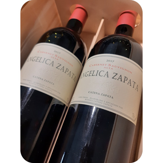 Angélica Zapata Cabernet Sauv. Caja De Madera X 2