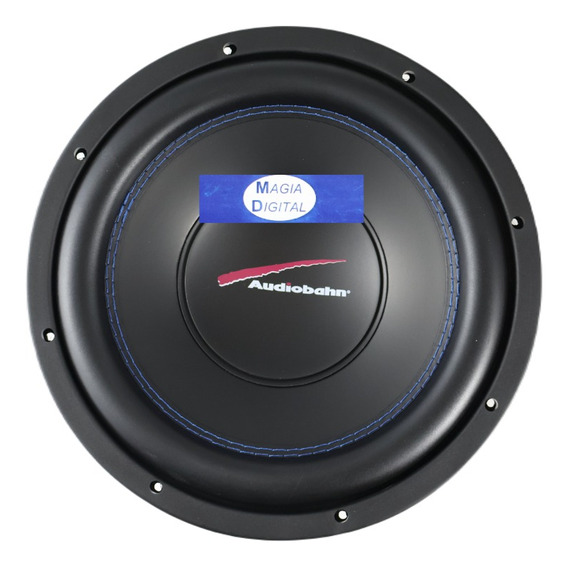 Subwoofer 12puLG Audiobahn As12w 600 Watts Doble Bobina