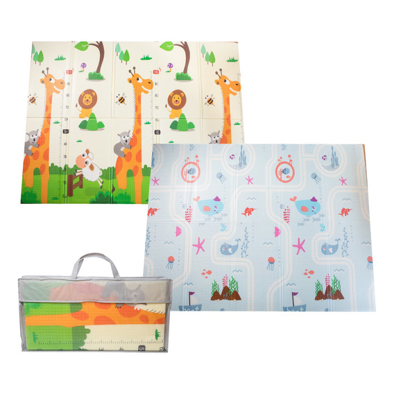 Tapete De Juego Papubaby Plegable Multiusos 150 X 200 Cm