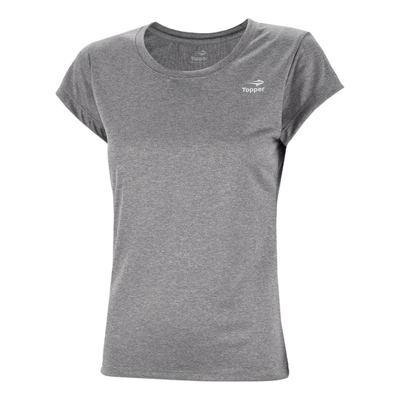 Remera Topper Training Mujer Gris